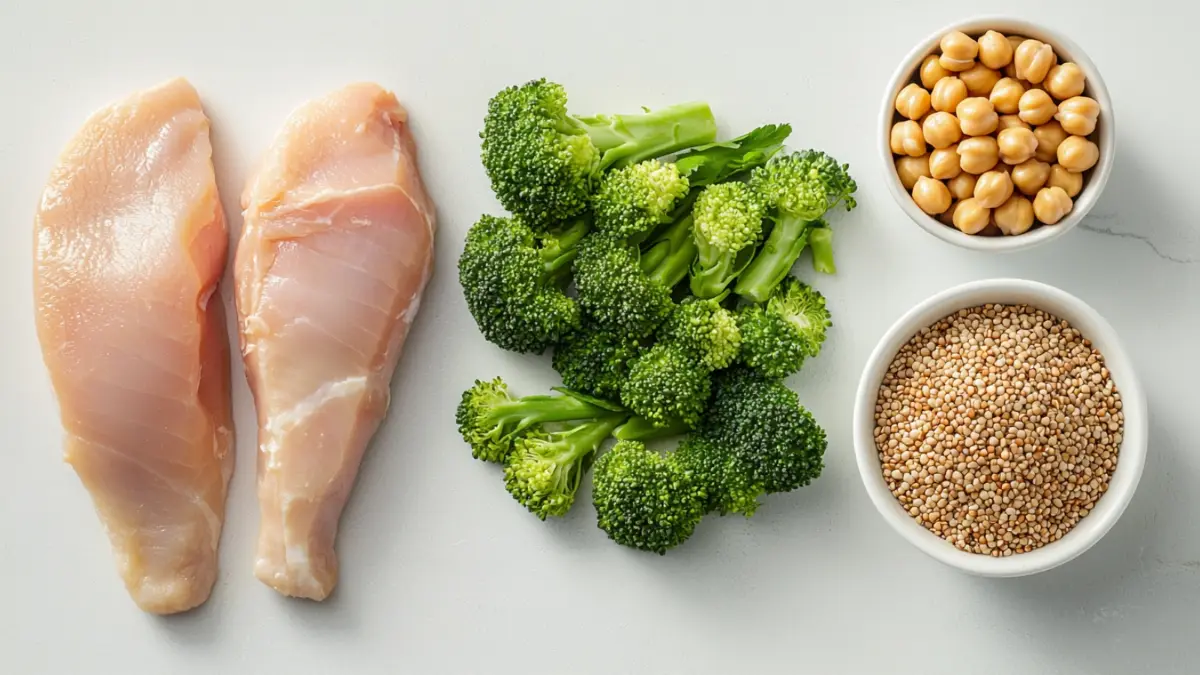 Easy 4-Ingredient High Protein Meal Prep (Under 30 Minutes) 3 Ingredients