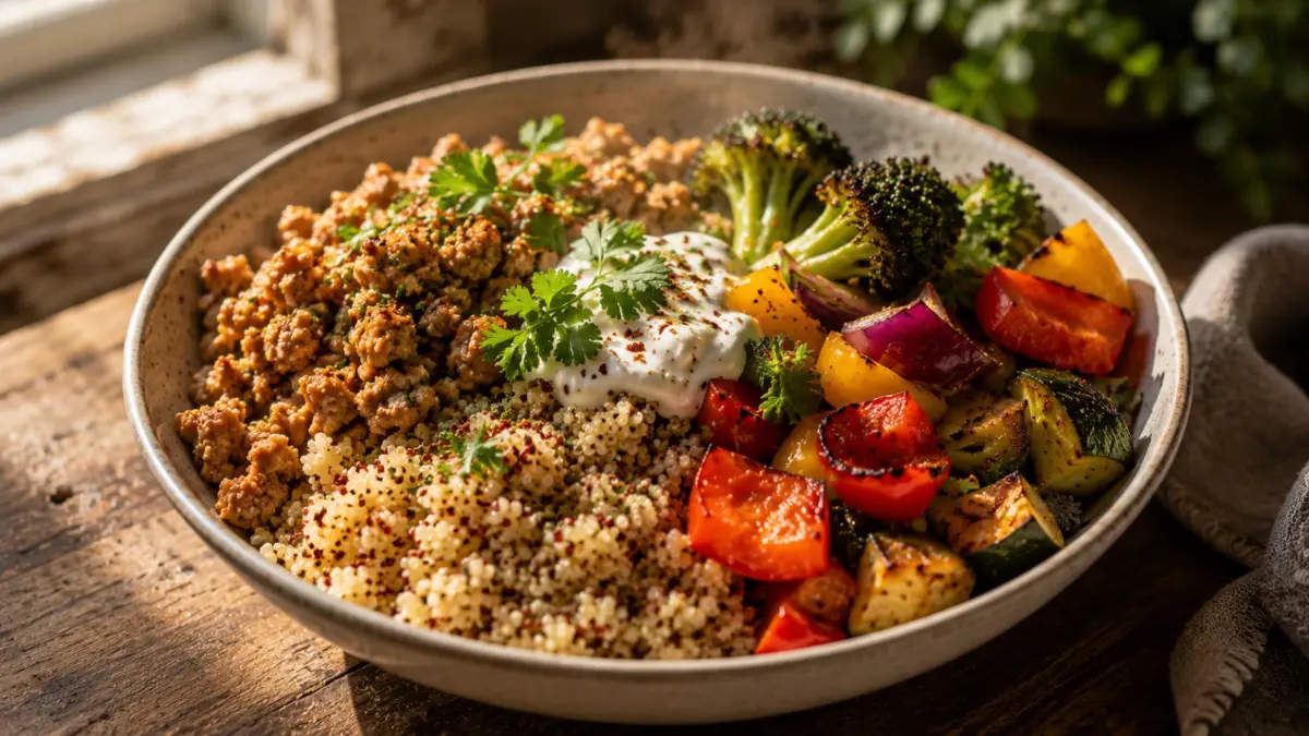 High Protein Ground Turkey Meal Prep (5 Days, Low Calorie) 2 Feature image