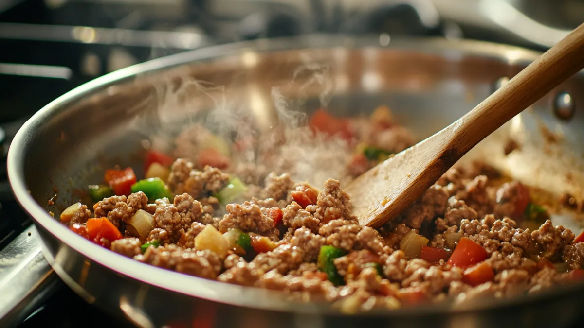 High Protein Ground Turkey Meal Prep (5 Days, Low Calorie) 4 Cooking steps