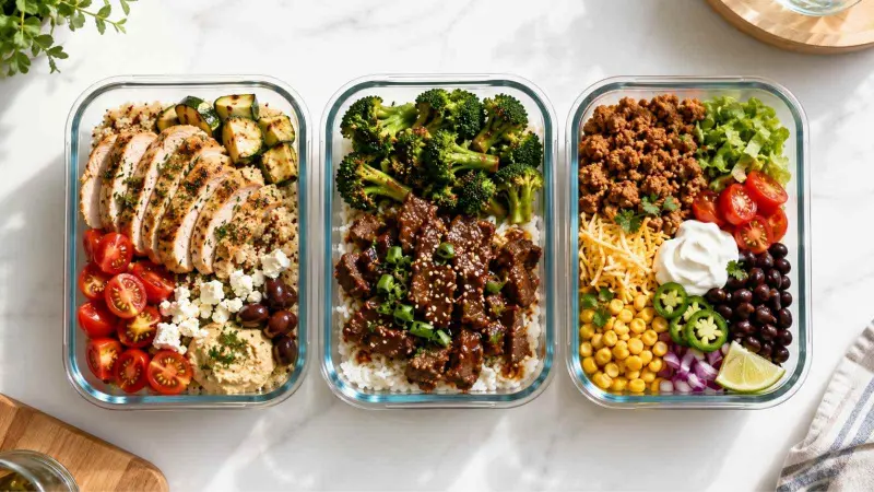 High Protein Meal Prep Ideas for Beginners (30 Min or Less) 1 High Protein Meal Prep Ideas for Beginners - Three Easy Recipes