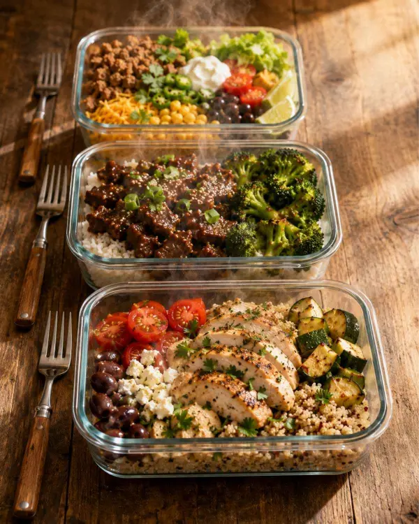 High Protein Meal Prep Ideas for Beginners (30 Min or Less) 4 Ready-to-Eat High Protein Meal Prep for Beginners