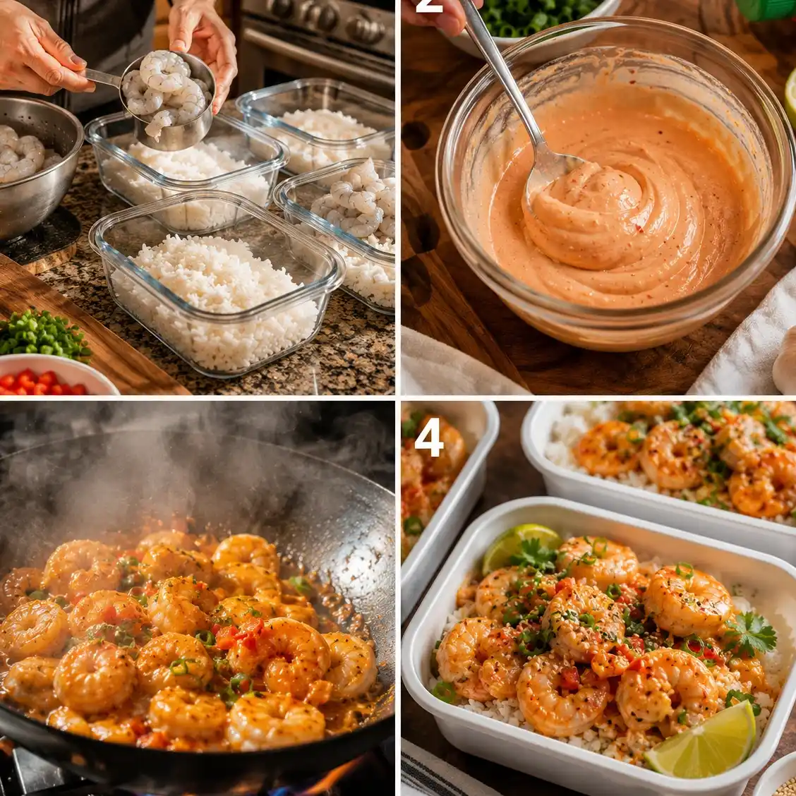 Cooking steps
