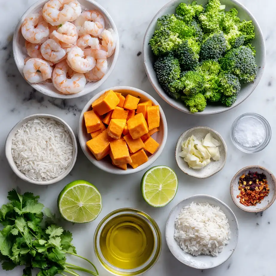 Easy High Protein Shrimp Meal Prep Bowls (30g Protein, 5 Days) 3 Ingredients