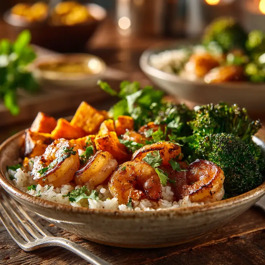 Easy High Protein Shrimp Meal Prep Bowls (30g Protein, 5 Days) 5 Serving