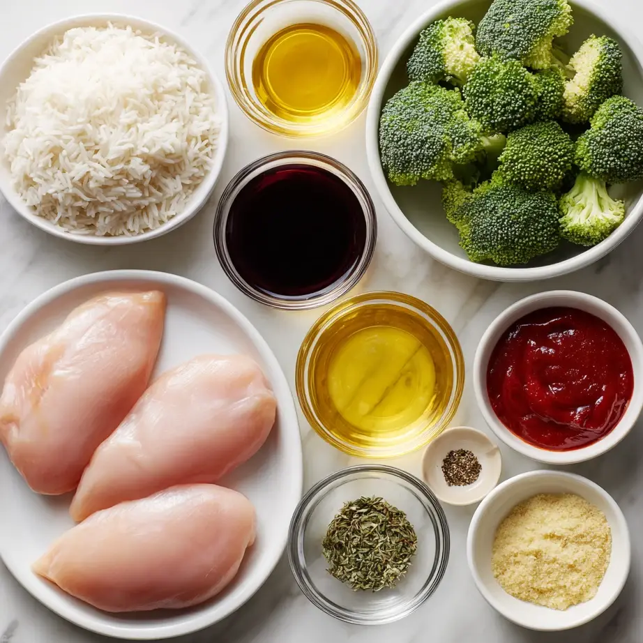 High Protein Chicken and Rice Meal Prep - 5 Sauce Variations (Simple & Cheap) 3 Ingredients