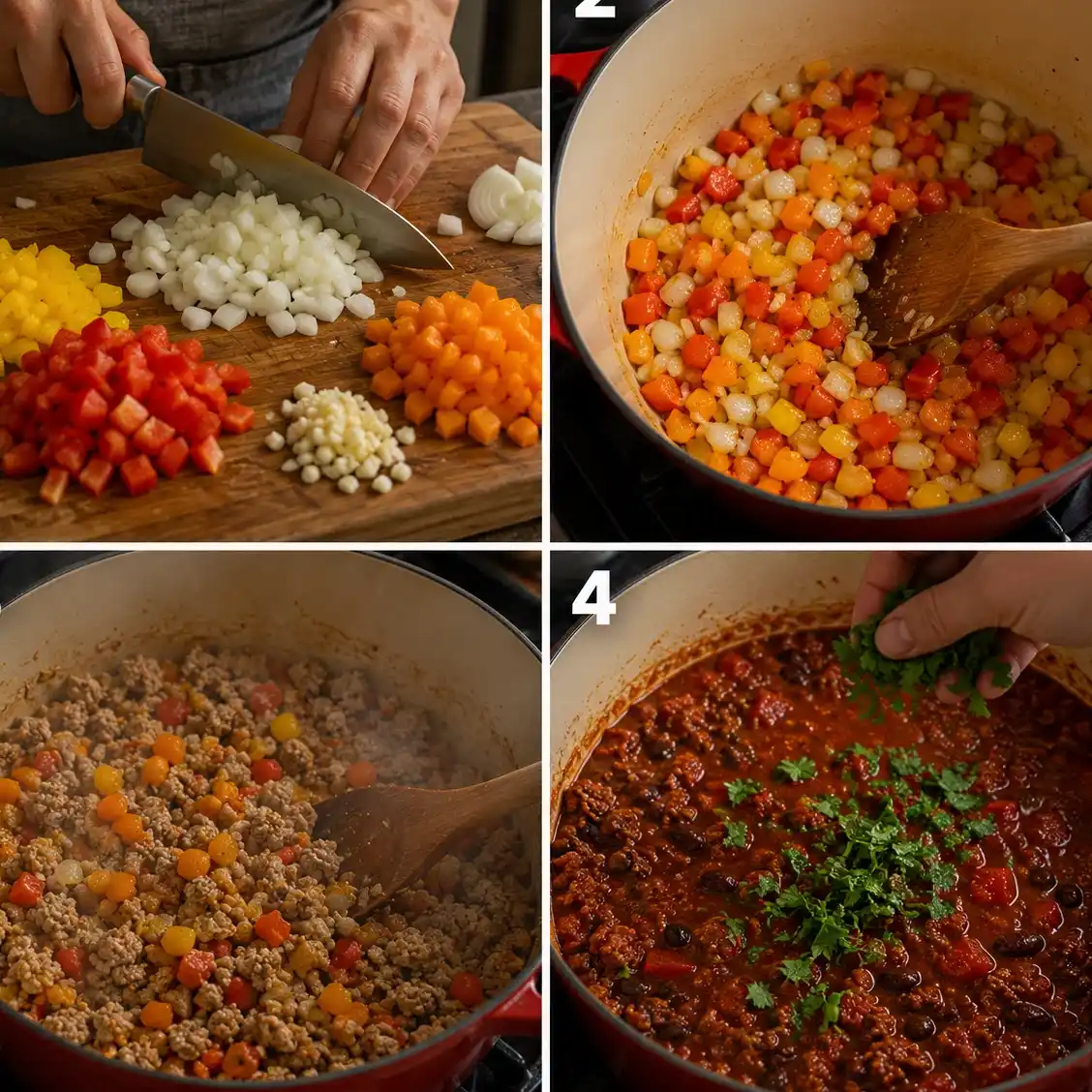 Cooking steps