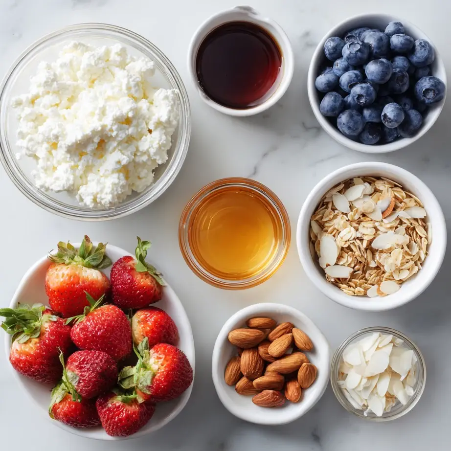 High Protein Cottage Cheese Breakfast Meal Prep (No Cook, 5 Days) 3 Ingredients