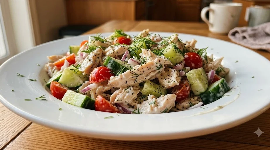 High Protein Greek Yogurt Chicken Salad (No Mayo, Meal Prep) 2 Feature image