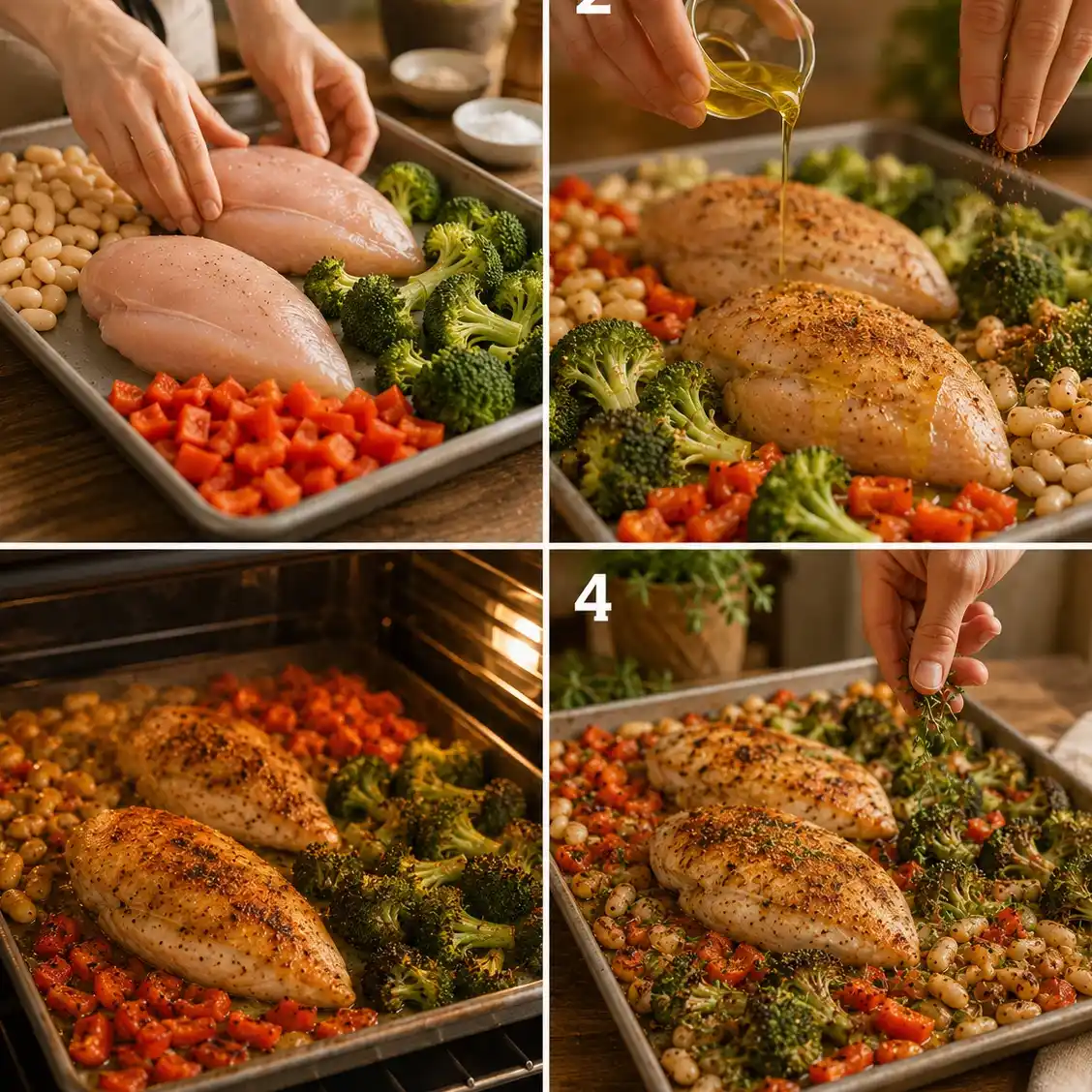 Cooking steps