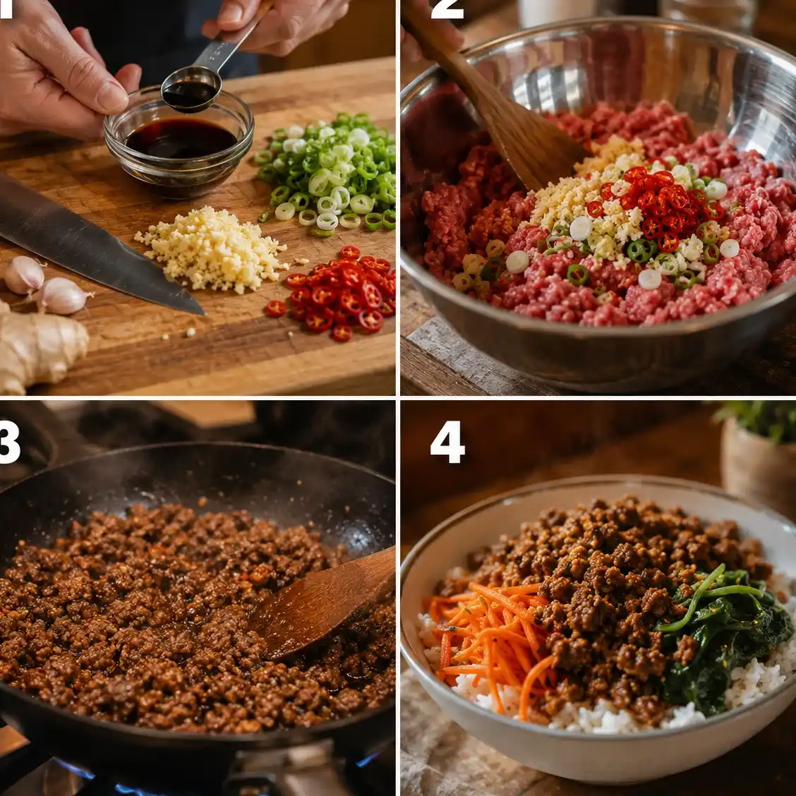 Cooking steps