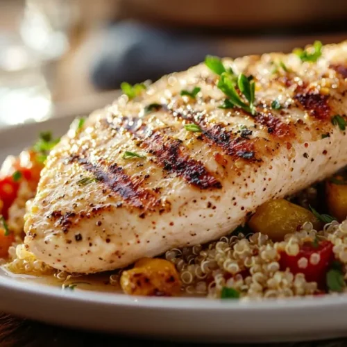 Quick High Protein Meal Prep for Busy People (3 Complete Meals in 1 Hour) 6 portioned meal prep containers with grilled protein, roasted vegetables, and complex carbohydrates ready