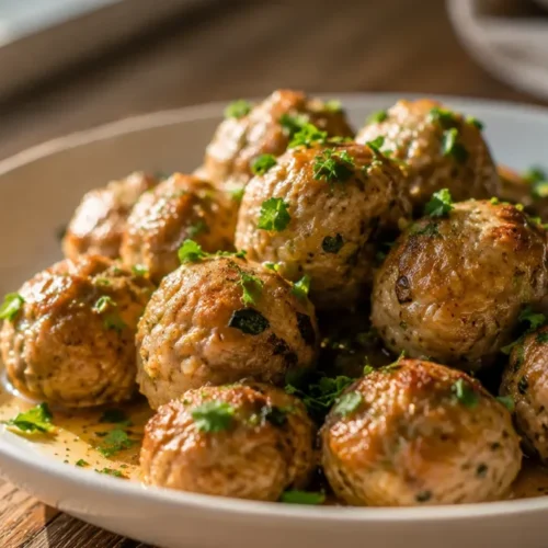turkey meatball meal prep arranged in glass containers, perfectly portioned for the week ahead