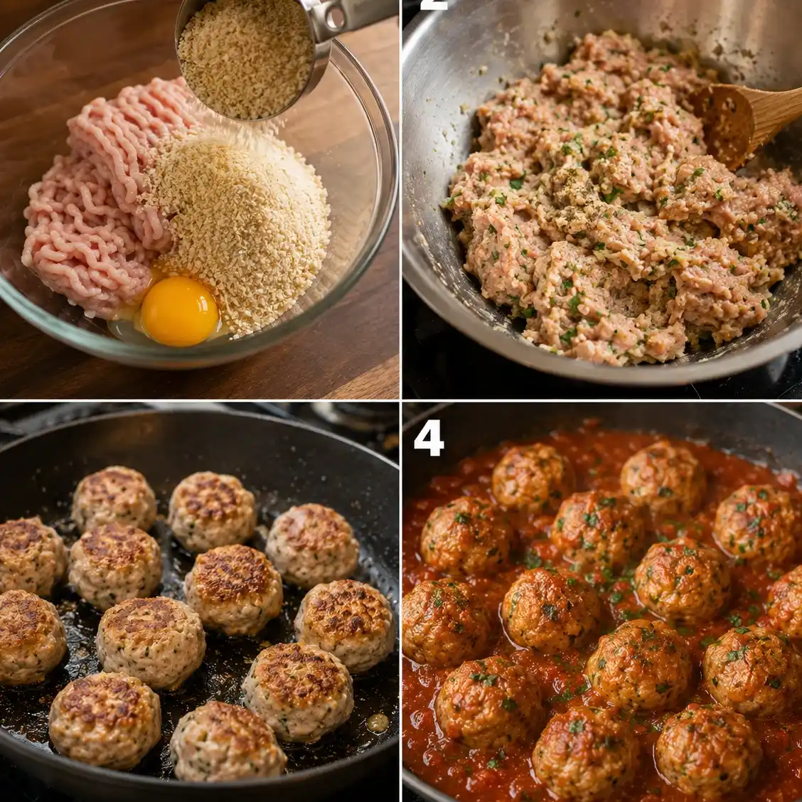 Cooking steps