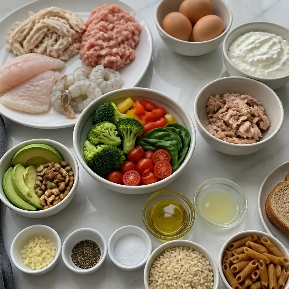 15-Minute High Protein Meals for Beginners (Quick Meal Prep) 3 Ingredients