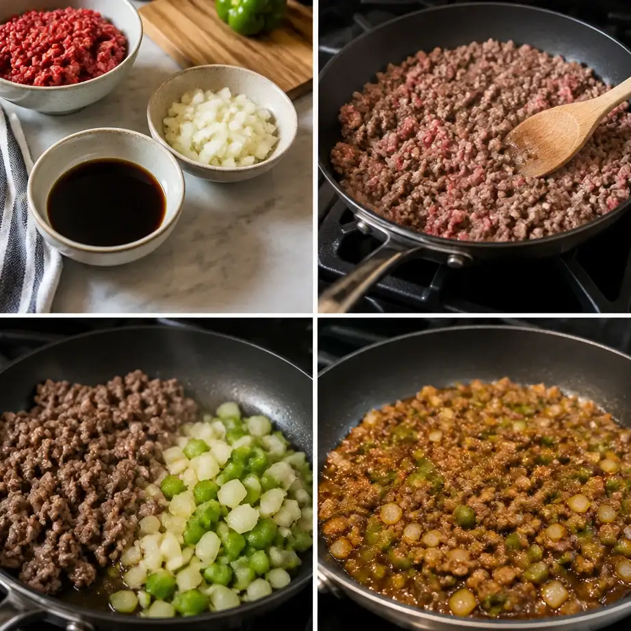 Cooking steps
