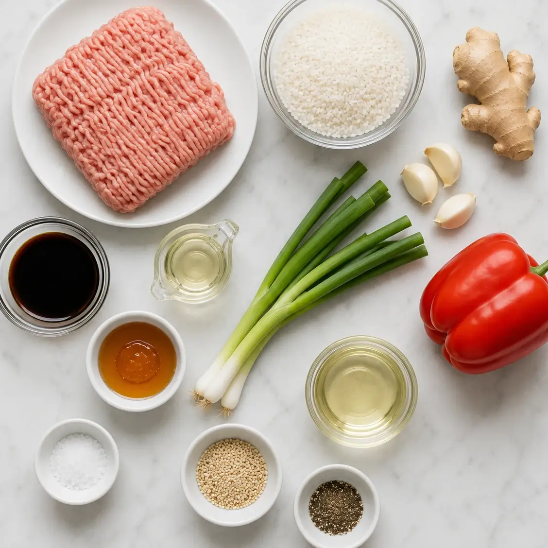 30-Minute Teriyaki Ground Turkey Rice Bowls (Cheap High Protein) 3 Ingredients
