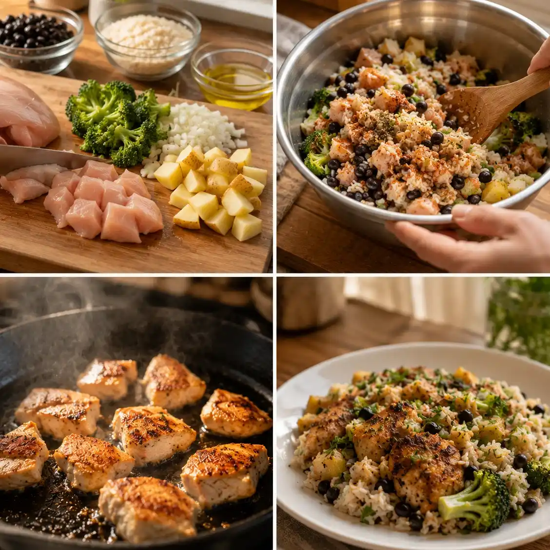 Affordable High Protein Meal Prep for Weight Loss (Under $25 a Week) 4 Cooking steps
