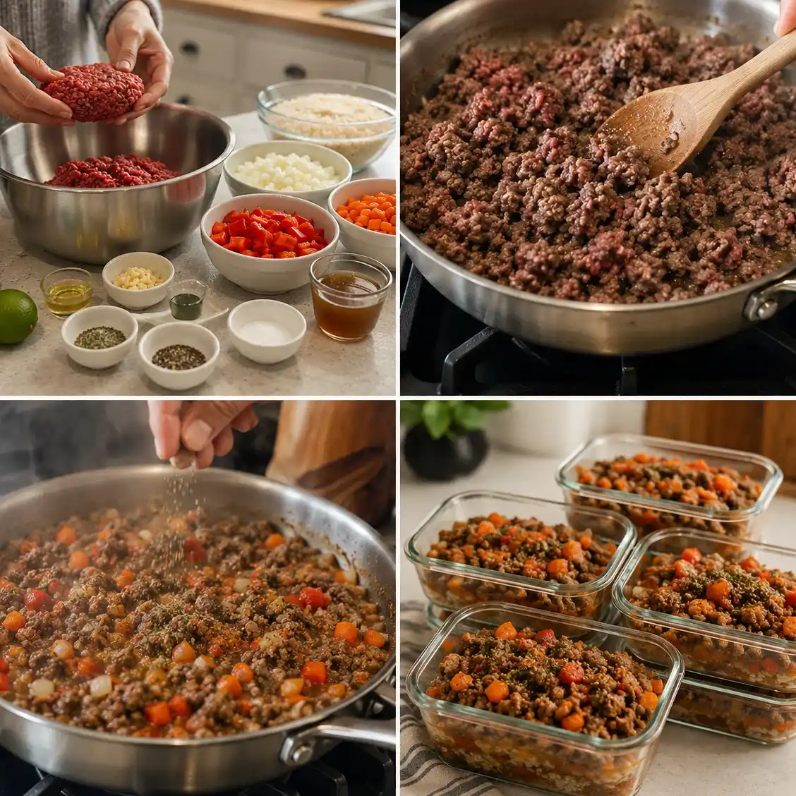 Cooking steps