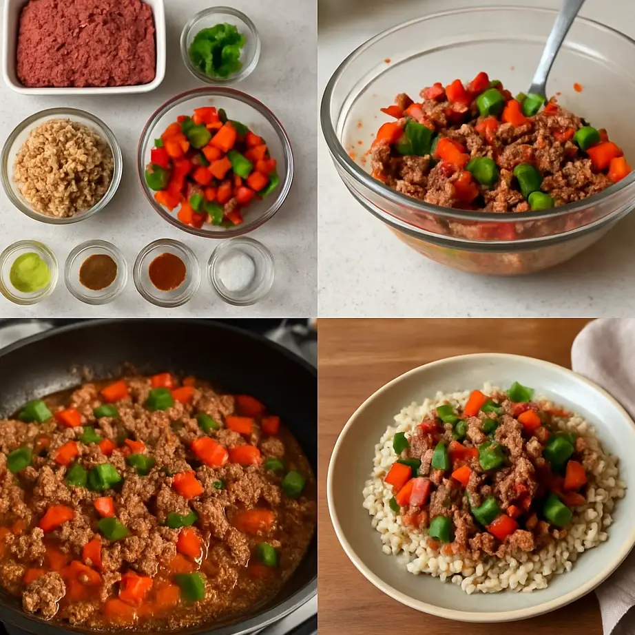 Cooking steps