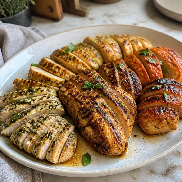 Healthy Chicken Marinades for Weight Loss Meal Prep (5 Flavors) 8 Chicken Marinades for Weight Loss displayed in five colorful bowls with seasoned poultry