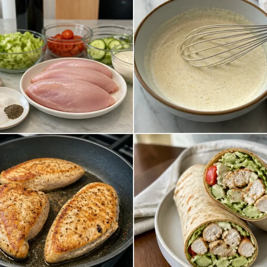 Cooking steps