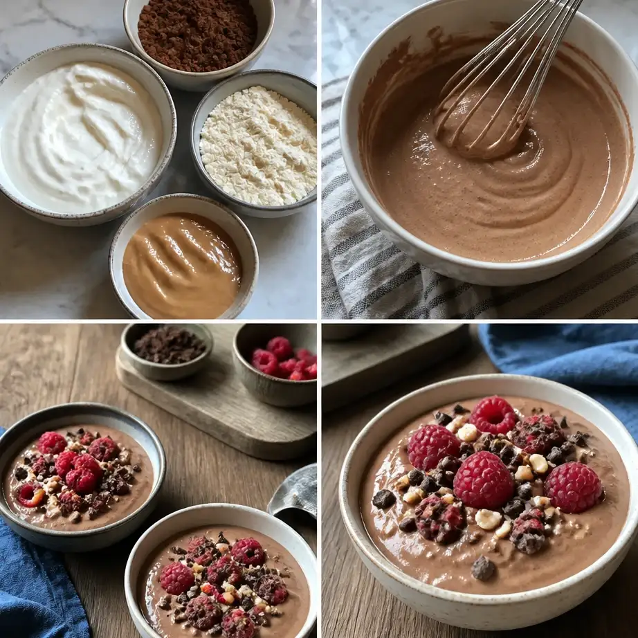 High Protein Desserts for Weight Loss (Sweet Cravings, Real Macros) 4 Cooking steps