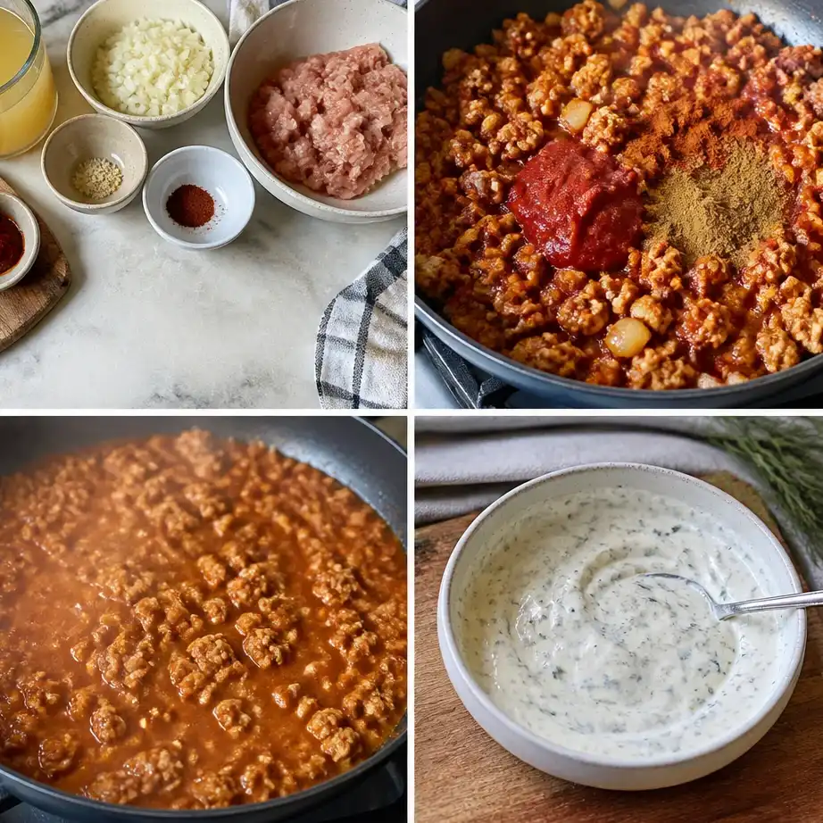 High Protein Dinners Under 300 Calories (Skinny Meal Prep) 4 Cooking steps