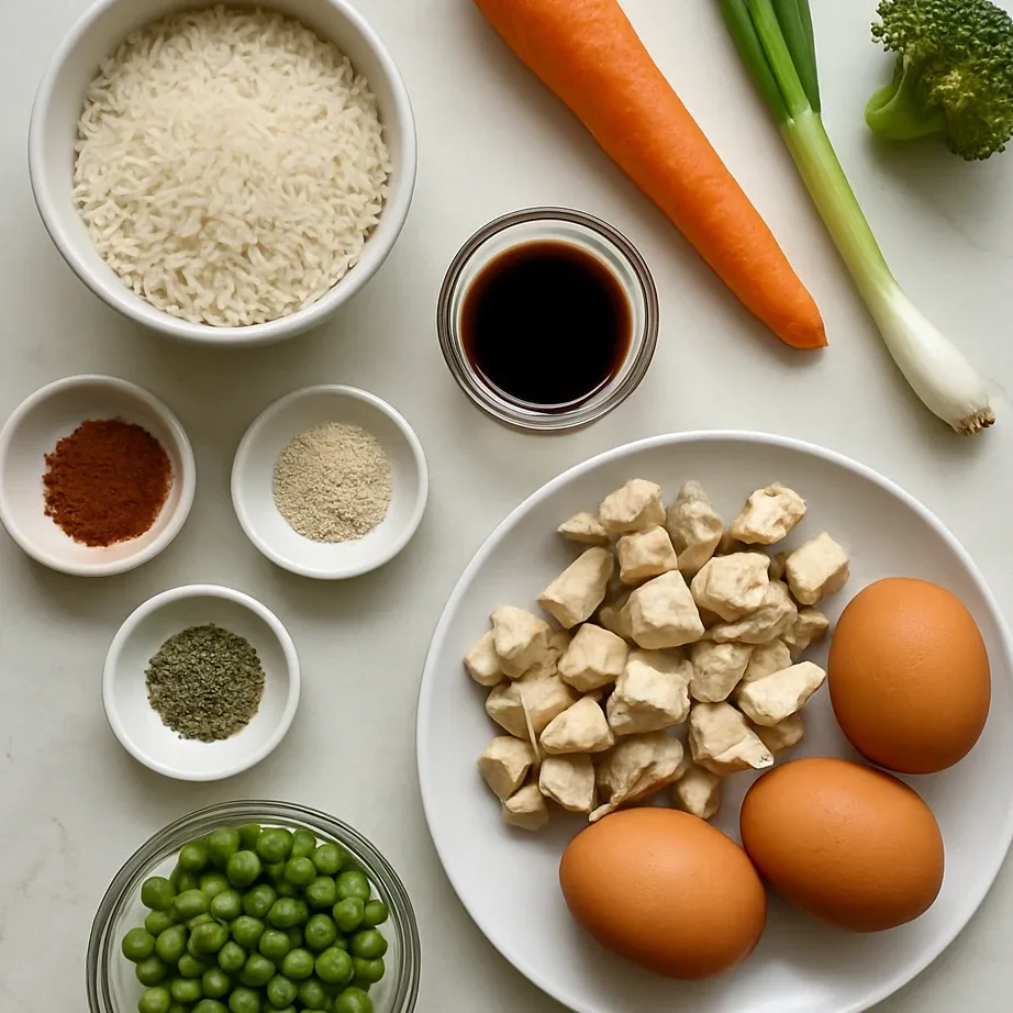 High Protein Egg Fried Rice Meal Prep (Cheap & Better Than Takeout) 3 Ingredients