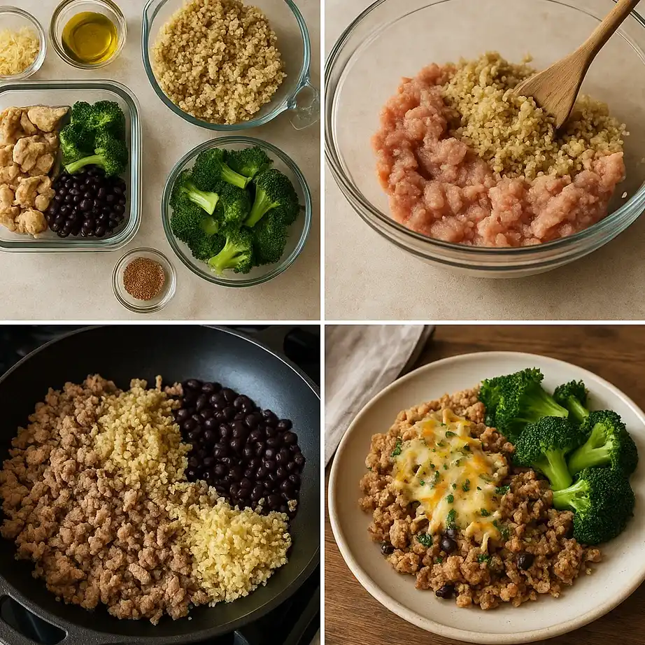 High Protein Freezer Meals (Make-Ahead Meal Prep) 4 Cooking steps