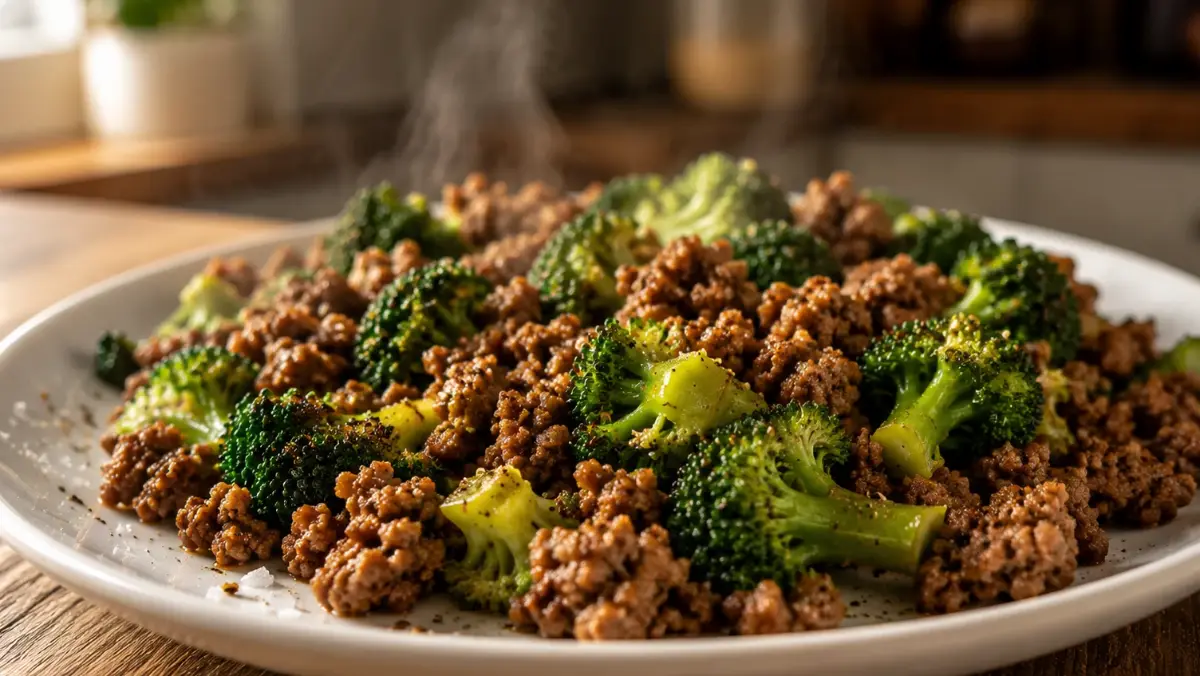 High Protein Ground Beef and Broccoli Meal Prep (Under $3 Per Serving) 2 Feature image