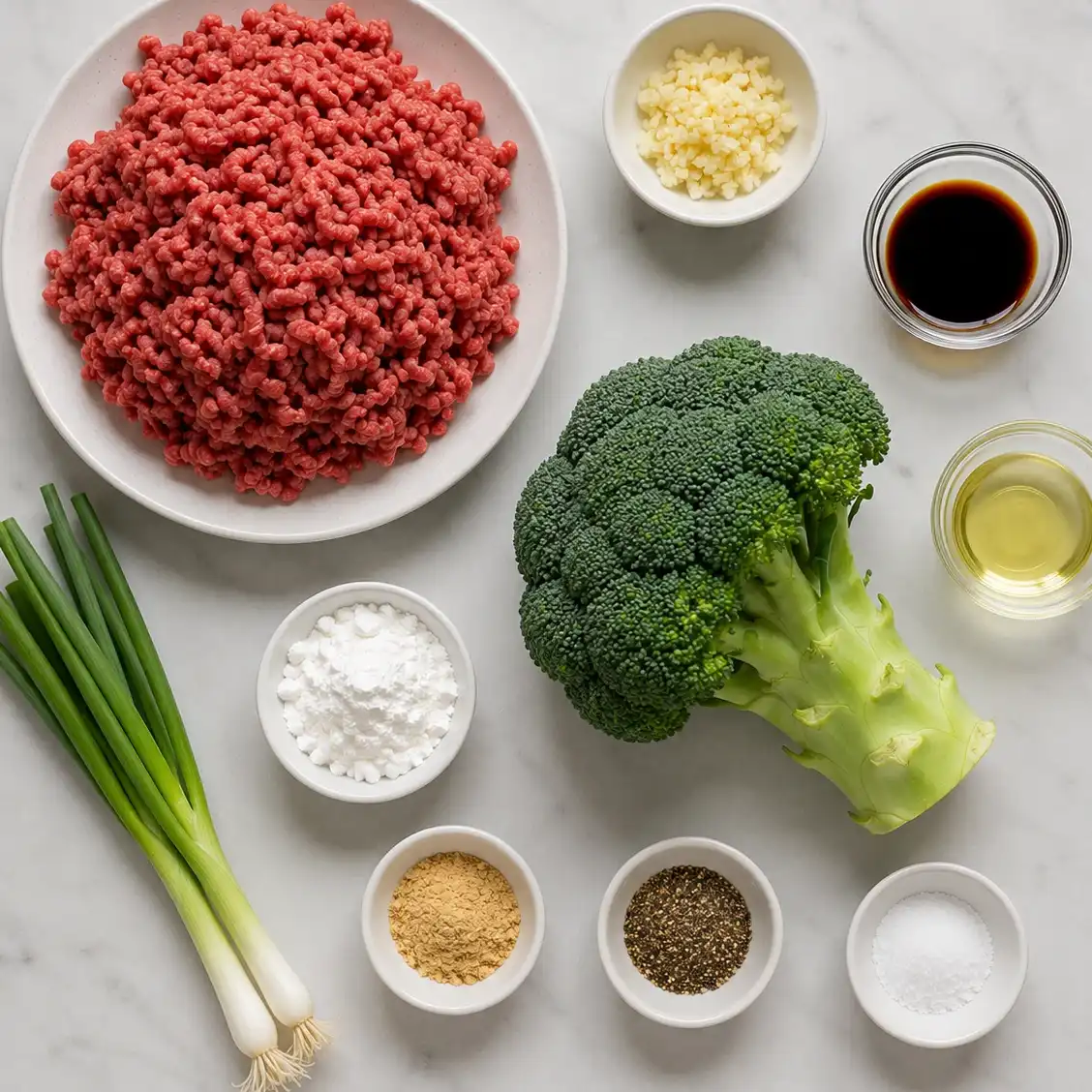 High Protein Ground Beef and Broccoli Meal Prep (Under $3 Per Serving) 3 Ingredients