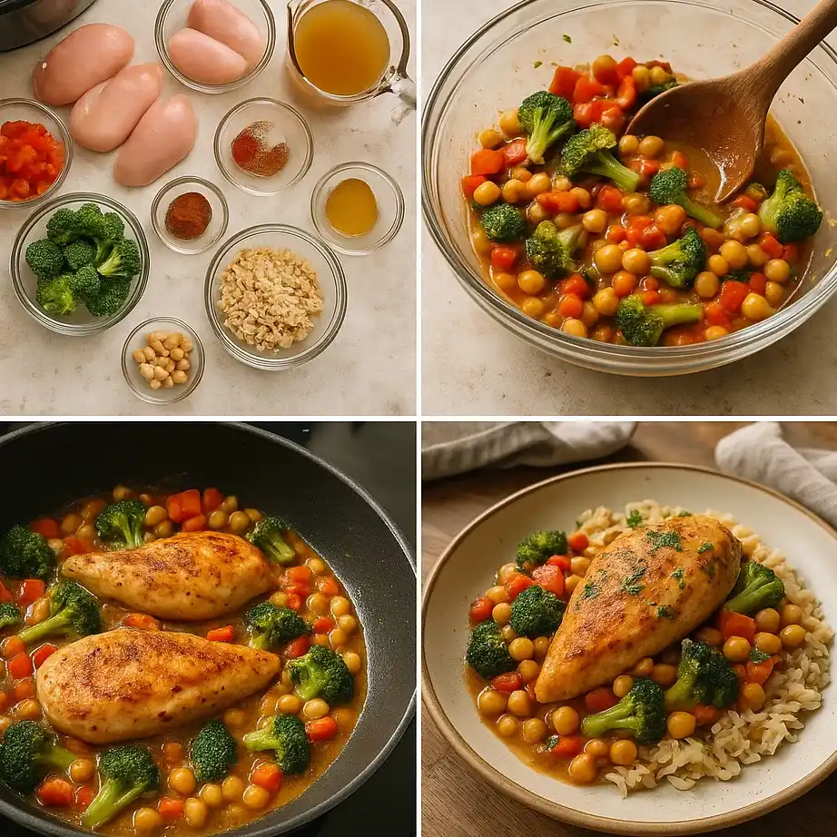 High Protein Slow Cooker Meal Prep (Dump & Go) 4 Cooking steps