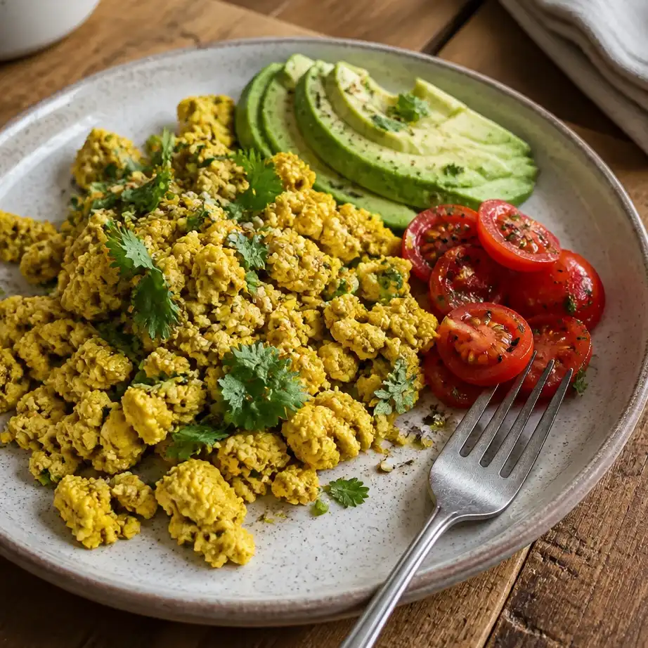 High Protein Tofu Scramble Breakfast Meal Prep (Plant-Based, 5 Days) 5 Serving