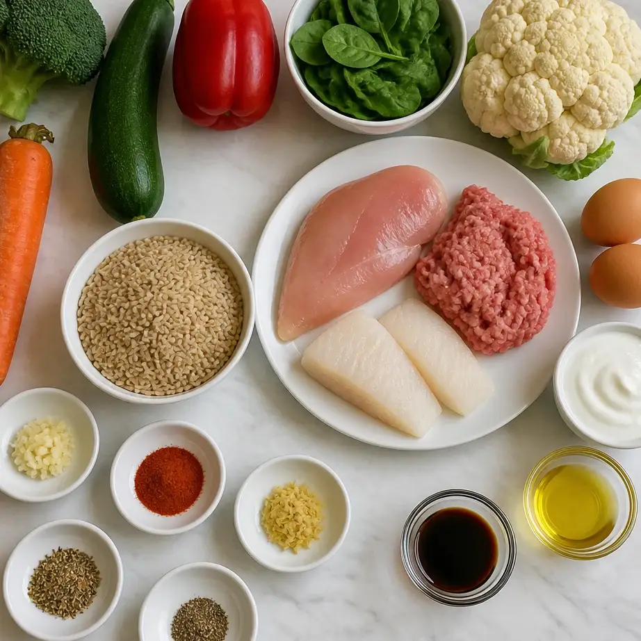 Volume eating High Protein-Ingredients