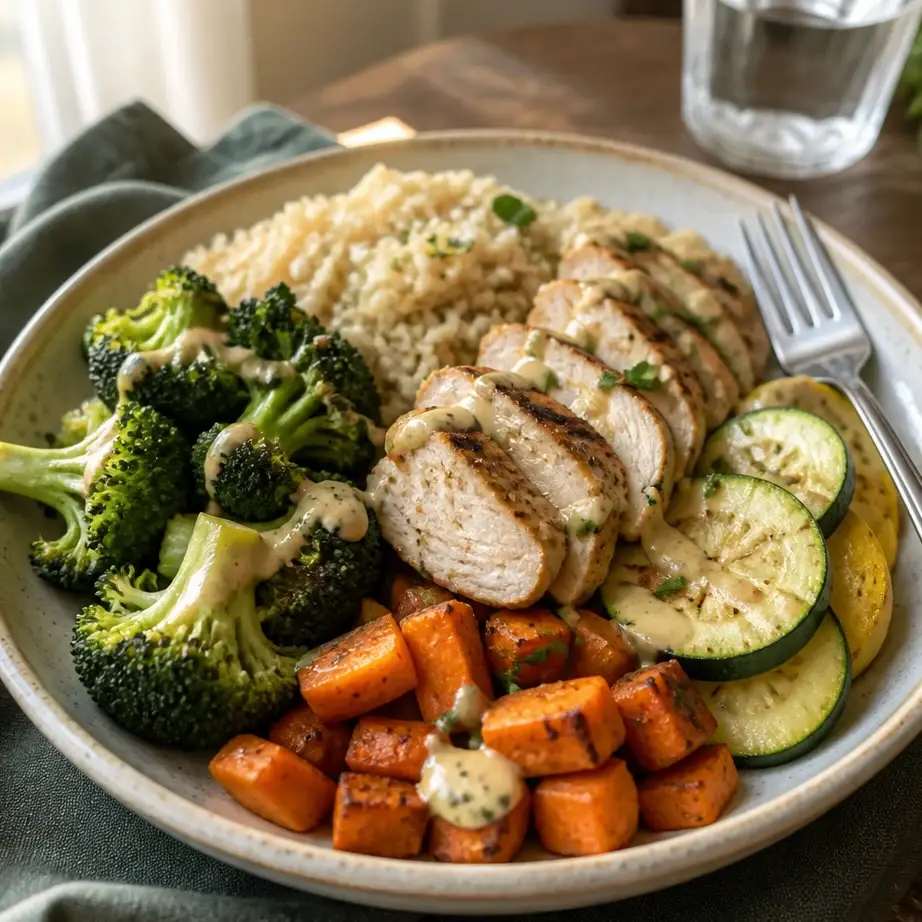 A delicious serving of Volume Eating: High Protein Meals That Keep You Full (Weight Loss) plated and ready to enjoy