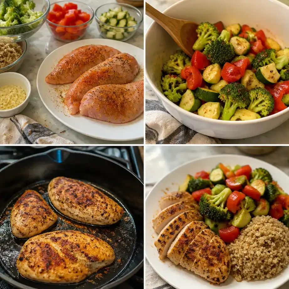 Volume eating High Protein-Cooking steps
