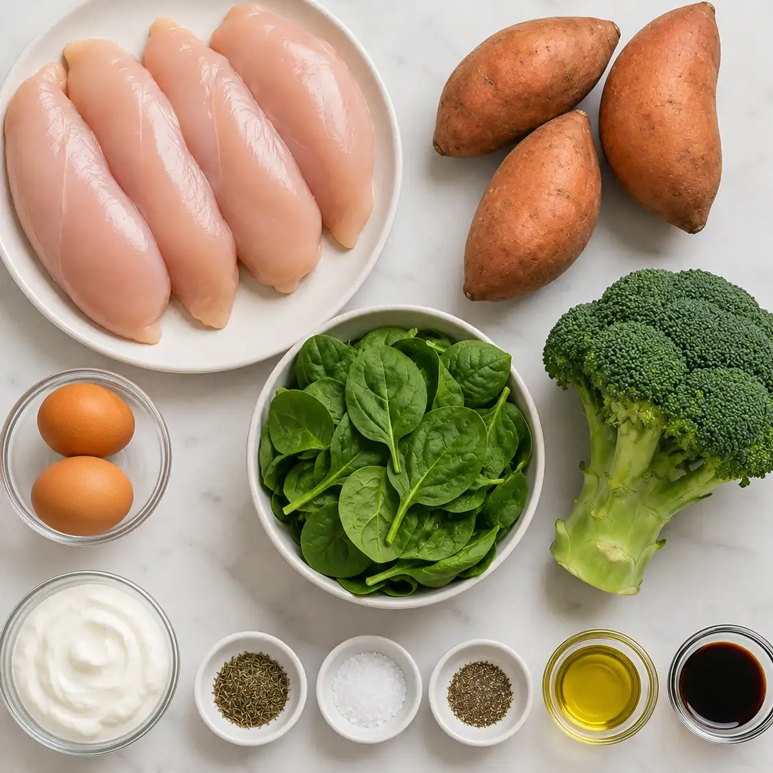 Weekly High Protein Meal Prep Under $25 (Full Plan + Printable Grocery List) 3 Ingredients