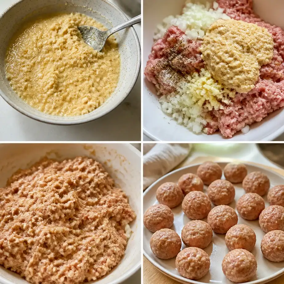 Air Fryer Turkey Meatballs Meal Prep (High Protein, 7 Ingredients) 4 Cooking steps