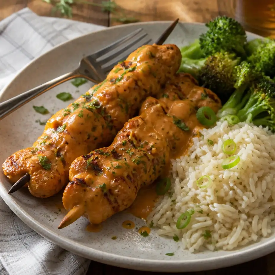 Bang Bang Chicken Skewers Meal Prep (High Protein Lunch) 5 Serving
