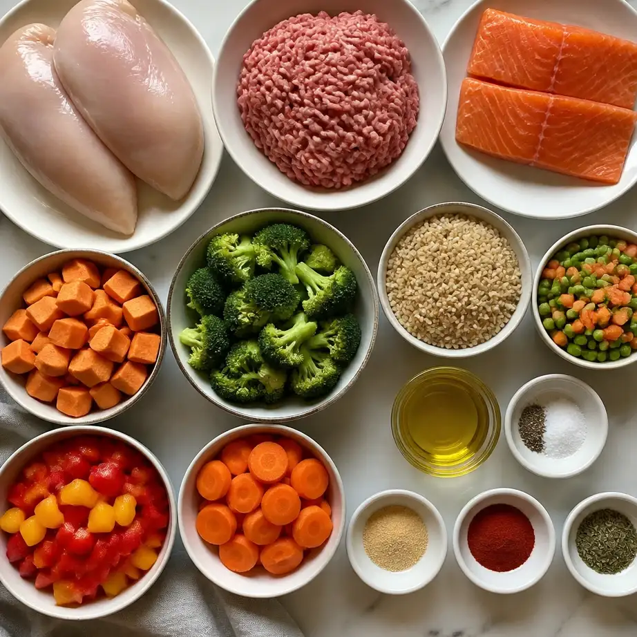 Beginner High Protein Meal Prep Plan for the Week (No Experience Needed) 3 Ingredients