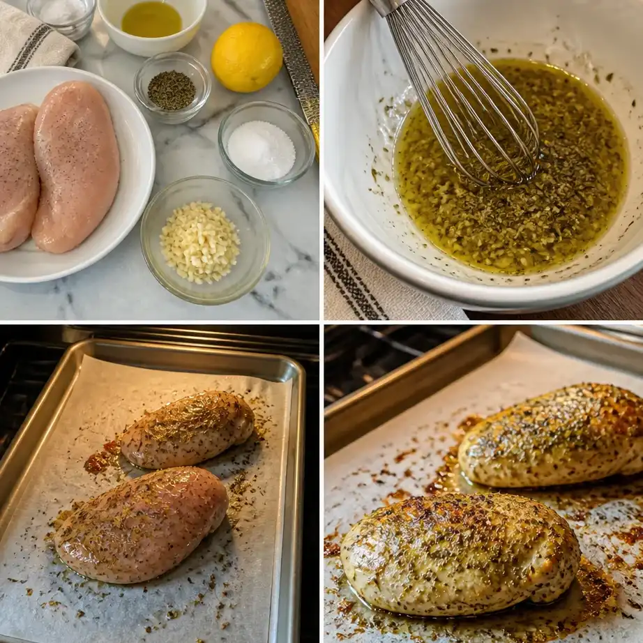Cooking steps