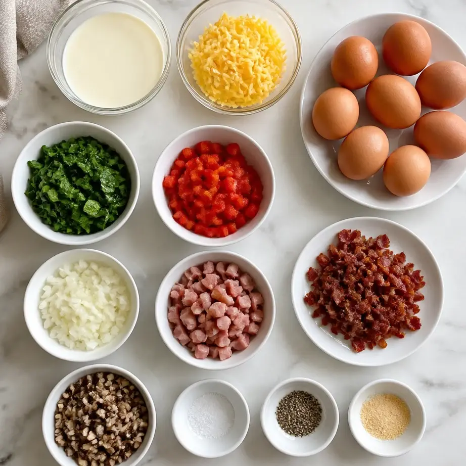 Copycat Starbucks Egg Bites (High Protein Breakfast Meal Prep) 3 Ingredients