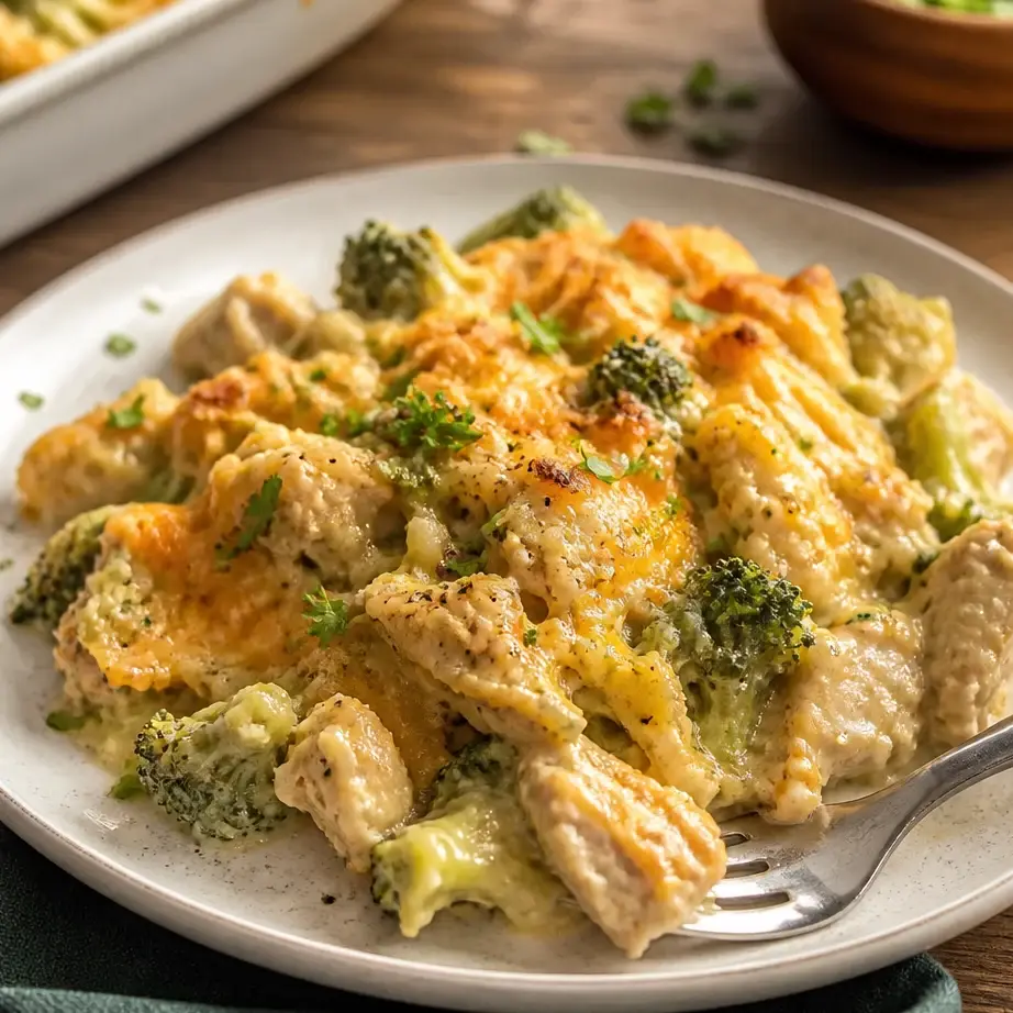 Creamy Low Carb Chicken Casserole (High Protein Dinner Meal Prep) 5 Serving
