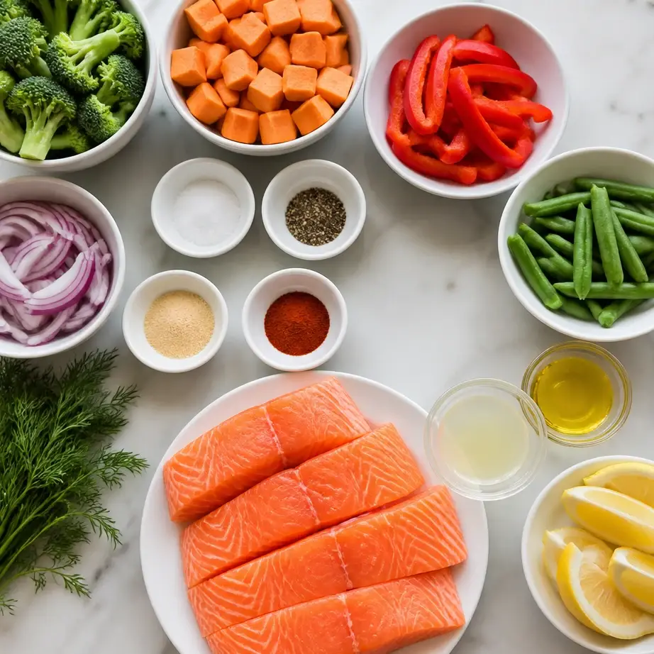Easy High Protein Salmon Lunch Meal Prep (5 Days, Work-Friendly) 3 Ingredients