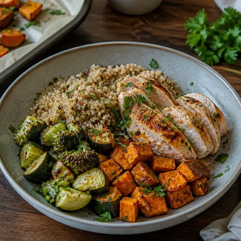 1200-calorie meal prep plan- high protein containers with grilled chicken breast, brown rice, and steamed broccoli portions