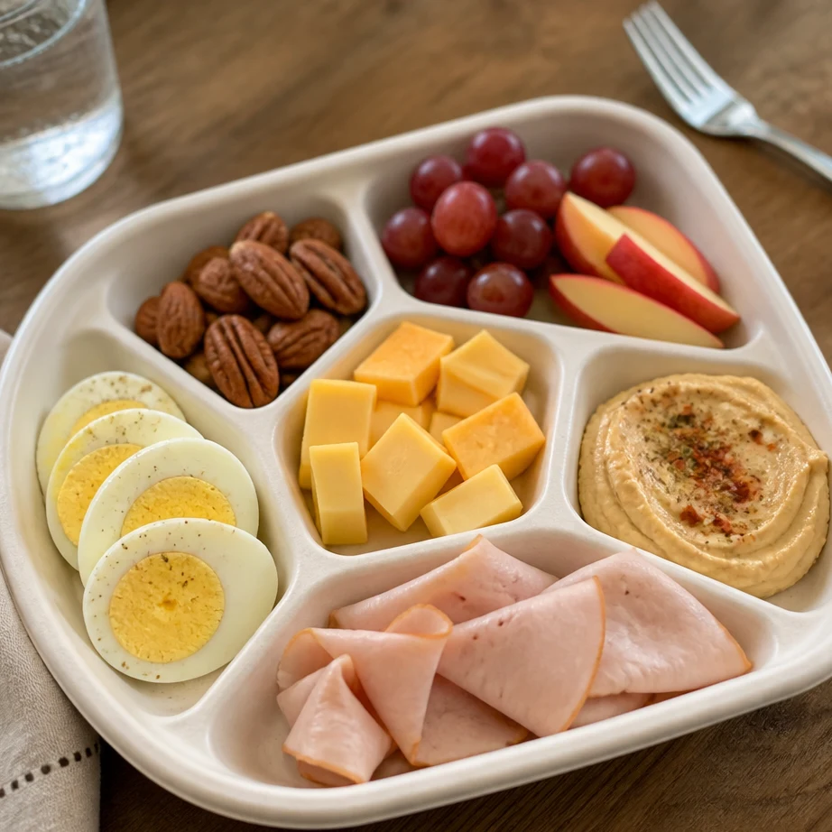 High Protein Snack Box Lunch (Adult Lunchable Meal Prep) 5 Serving